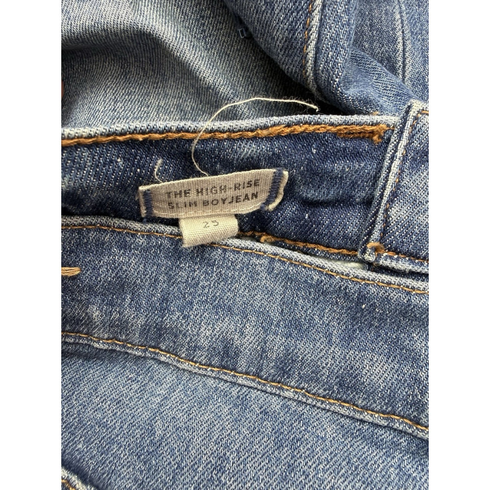 Madewell The High Rise Slim Boyjean 25 Floral Embroidery Beaded Edition Jeans - Picture 9 of 12